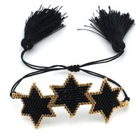 New  Fashion Miyuki Hand-woven Hexagonal Star Pattern Bracelet main image 5