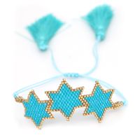 New  Fashion Miyuki Hand-woven Hexagonal Star Pattern Bracelet main image 3