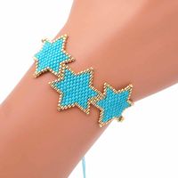 Neue Mode Miyuki Handgewebte Sechseckige Stern Muster Armband main image 4