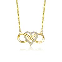 Knotted Heart Shaped Necklace sku image 1
