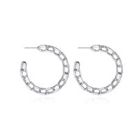 Personalized Retro Exaggerated C-shaped Earrings sku image 2