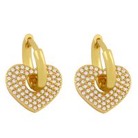 New  Love Diamond Earrings sku image 1