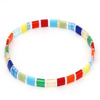 Kreative Böhmische Regenbogen Tila Reisperlen Handgemachtes Perlenarmband sku image 1