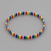 Retro  Rice Beads Handmade Bohemian Fashion Multi-layered  Bracelet sku image 5