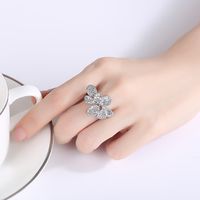 Mode Koreanische Öffnung Verstellbaren Ring main image 5
