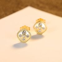 S925 Sterling Silver Zircon Earrings main image 5