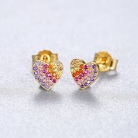 S925 Sterling Silver Love Fashion  Earrings main image 4