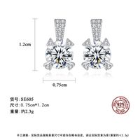 Hot-selling S925 Sterling Silver Zircon Earrings main image 6