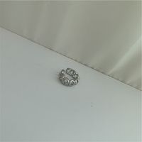 New Metal Wave Round Copper Ear Clip sku image 2
