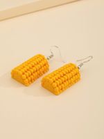 Funny Corn  Food Pendant Earrings main image 5