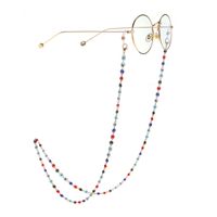 Fashion Simple Flowers Metal Glasses Chain main image 6