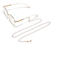 Rice-shaped Pearl Gold Glasses Chain main image 4