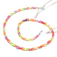 Resin Acrylic Plastic Mixed Color Glasses Chain main image 2