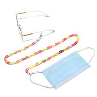 Resin Acrylic Plastic Mixed Color Glasses Chain main image 4