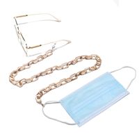 Resin Acrylic Shell Pattern Glasses Chain main image 1