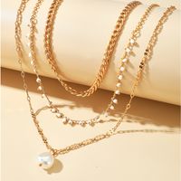 New  Pearl Tassel Multi-layer Necklace main image 3