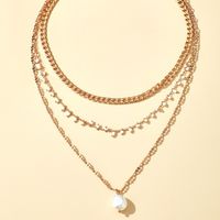 New  Pearl Tassel Multi-layer Necklace main image 6