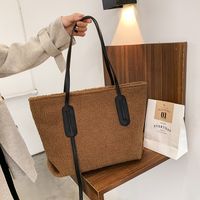 Fashion Large-capacity  Korean  Simple Plush Bag main image 1