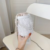 Gesäumte Neue Trendige Mode Perlenkette Umhängetasche Mit Fransen sku image 3