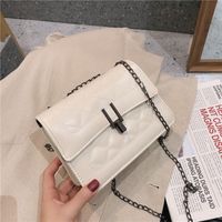 Fashion Women's Chain Messenger Bag Square Bag sku image 1