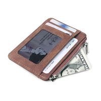 New Frosted Leather Short Korean  Wallet main image 3
