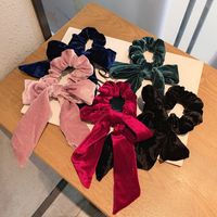 Korean   Streamer Hair Ring Simple  Tie Hair Scrunchies Wholesale main image 4