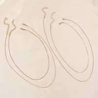 Hot-selling  Simple Snake Bone Chain Necklace main image 4