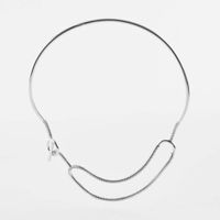 Metal Ot Buckle  Clavicle  Necklace main image 6