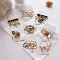 New  Retro Alloy Dripping Simple All-match Brooch main image 6