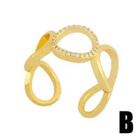 Simple  Exaggerated Personality Chain Ring main image 4