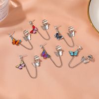 Single Color Butterfly Earrings main image 3