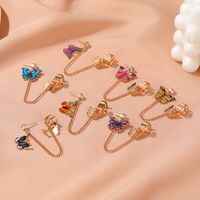 Single Color Butterfly Earrings main image 4