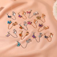Single Color Butterfly Earrings main image 5