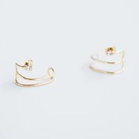 Simple Metal Personality Earrings main image 4