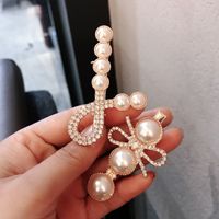 Korea Simple Pearl Shell Hairpin main image 4