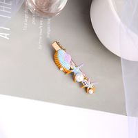 Korean Fashion  Starfish Shell Hairpin main image 2