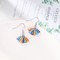 Korean Retro Ethnic Style Trendy Colorful Tassel Earrings main image 1