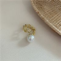 Korea New Simple Retro  Pearl Ring sku image 1