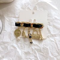 New  Retro Alloy Dripping Simple All-match Brooch sku image 3
