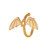 Halloween Retro Bat Ear Clipsimple Wings Ear Bone Clip Gothic Earrings sku image 1
