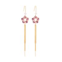 Long Petal  Wild  Korean  Flower Earrings sku image 2