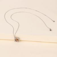 Stainless Steel Geometric Compass Anchor Necklace main image 5