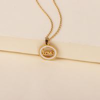 Stainless Steel Geometric English Love Necklace main image 3