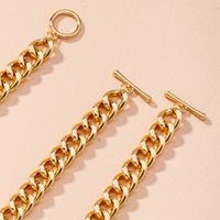 Neue Mode Einfache Dicke Kette Halskette Set main image 4