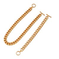 New Fashion Simple  Thick Chain Necklace Set main image 5