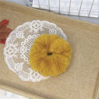 New  Imitation Rabbit  Korean S Pure Color Plush Hair Scrunchies main image 5