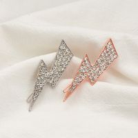 Hot-selling New Alloy Diamond-studded  Lightning Hair Clip main image 4