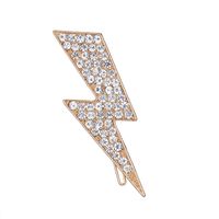 Hot-selling New Alloy Diamond-studded  Lightning Hair Clip main image 6