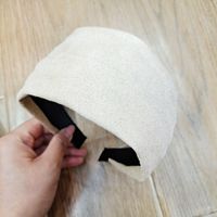 Korea's New Suede  Wide-sided Solid Color  Headband main image 4