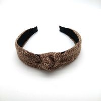 New Woolen Yarn Knotted   Yarn-dyed Knitted Headband main image 6